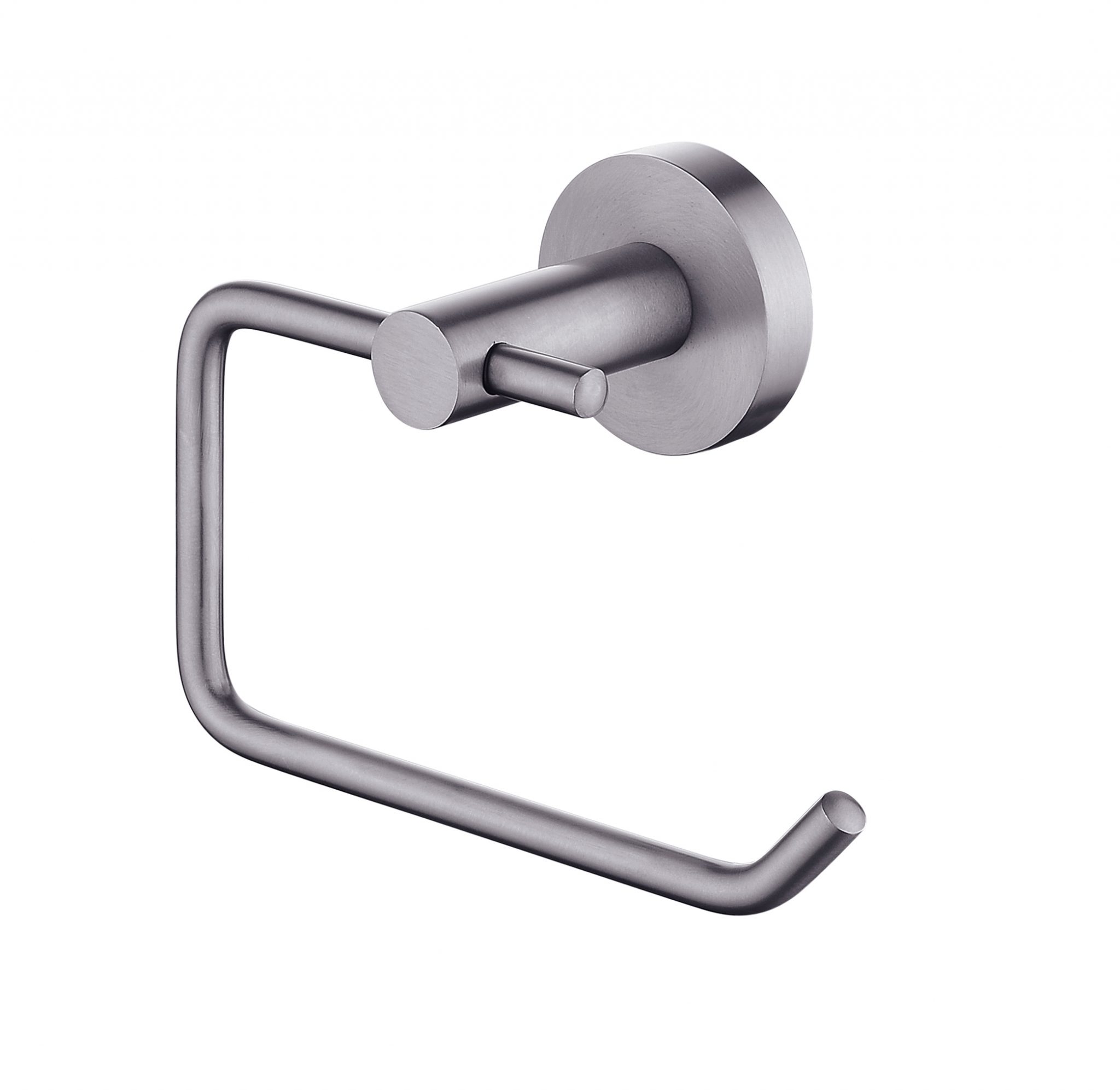 CUE Gunmetal Grey Toilet Roll Holder Faucet Bathroom