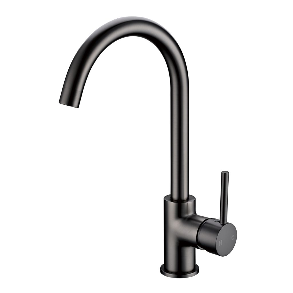 CUE Sink Mixer Gunmetal Grey Kitchen Mixer Faucet Bathroom