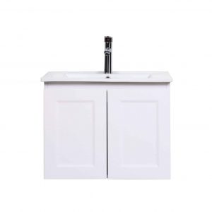 Essex Above Counter Matte White Shaker Vanity 600mm