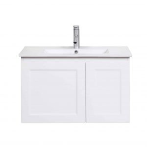 Essex Above Counter Matte White Shaker Vanity 750mm