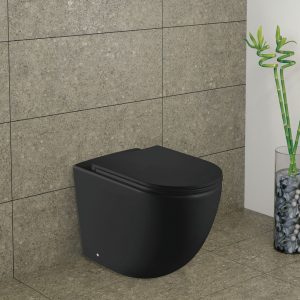 Link by Raul Rimless Floor Pan Matte Black
