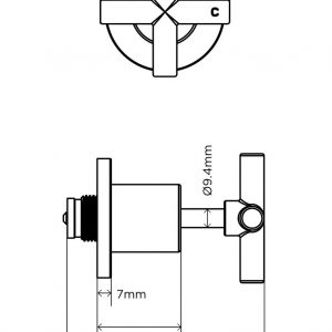 FBA Trade Wall Taps Matte Black