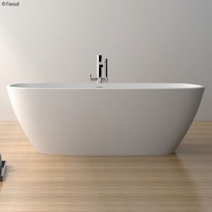 Fienza Marissa 1700mm Matte White Stone Baths