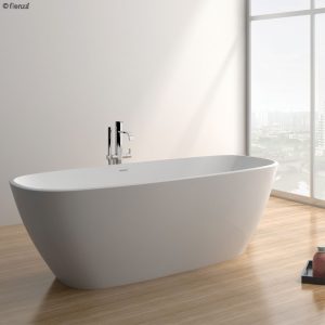 Fienza Marissa 1700mm Matte White Stone Baths
