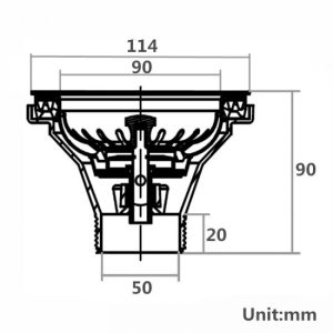 Sink Strainer and Waste Plug Basket Gold