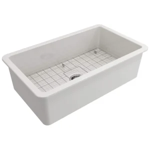 Ovia 685x483x254mm Undermount Fine Fireclay Butler Sink Single Bowl Farmhouse Kitchen Sink