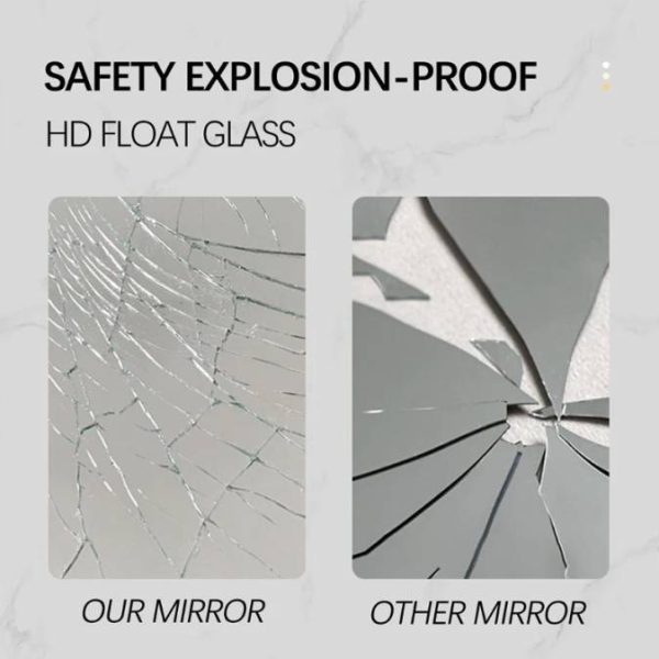 Ovia Arc Frameless 500x900mm Arched Touchless L.E.D Mirror Tri-Color Lighting